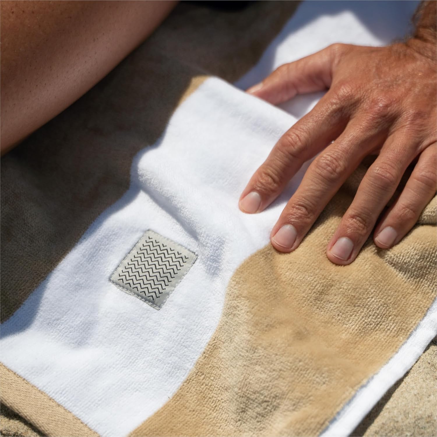 Velour Cabana Beach Towel - Premium Indian Elephant