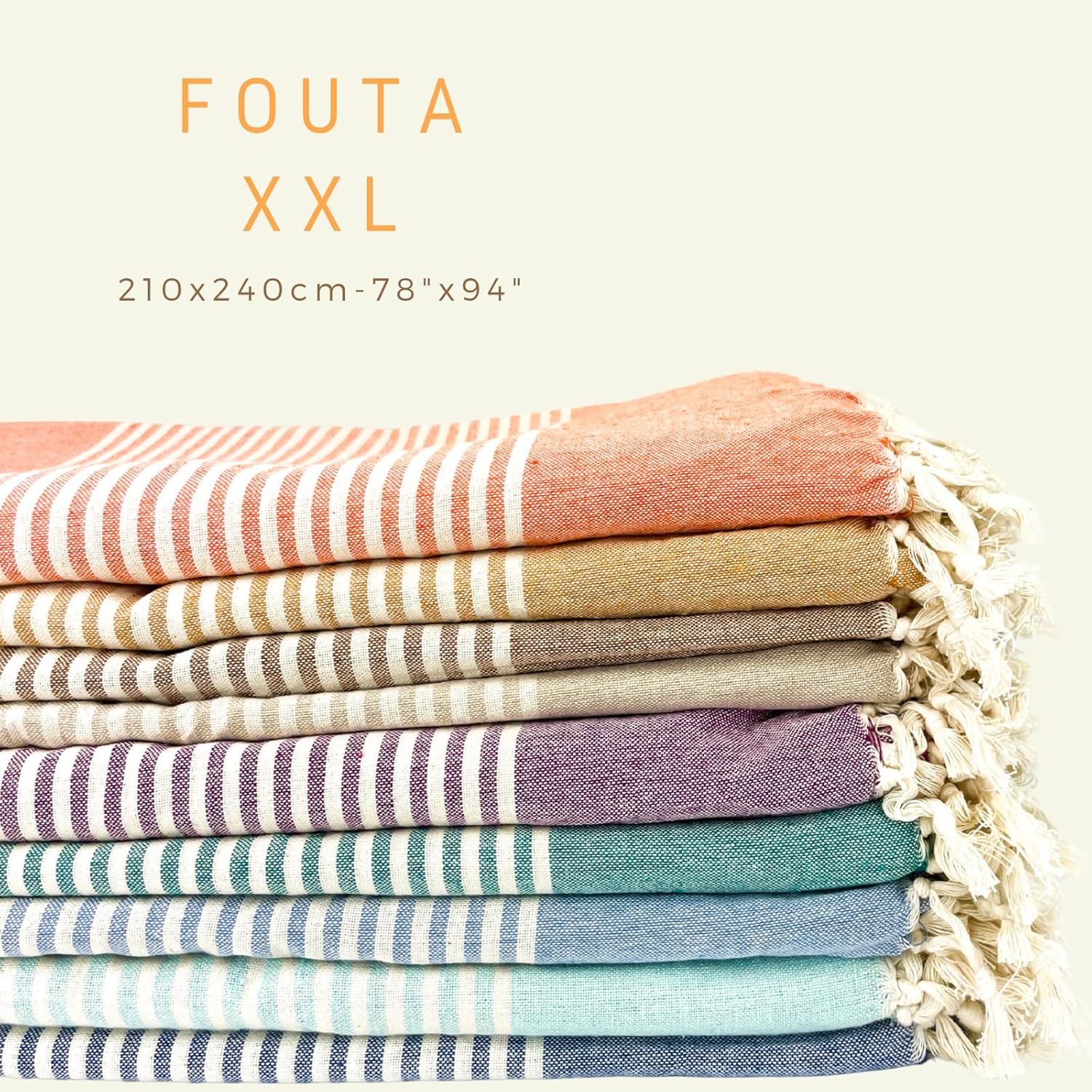 XXL Fouta with Fringes - Bestseller Indian Elephant