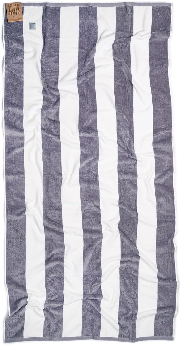 Velour Cabana Beach Towel - Premium Indian Elephant