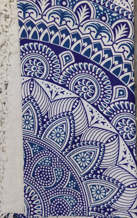 FRINGES 2 COLOR RANGOLI 1 Indian Elephant