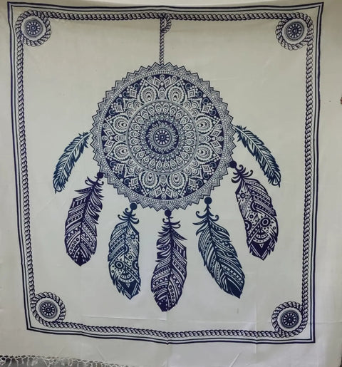 FRINGES 2 COLOR DREAM CATCHER