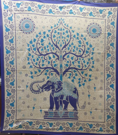 2 COLOR BADAL TREE ELEPHANT SHEETING Indian Elephant