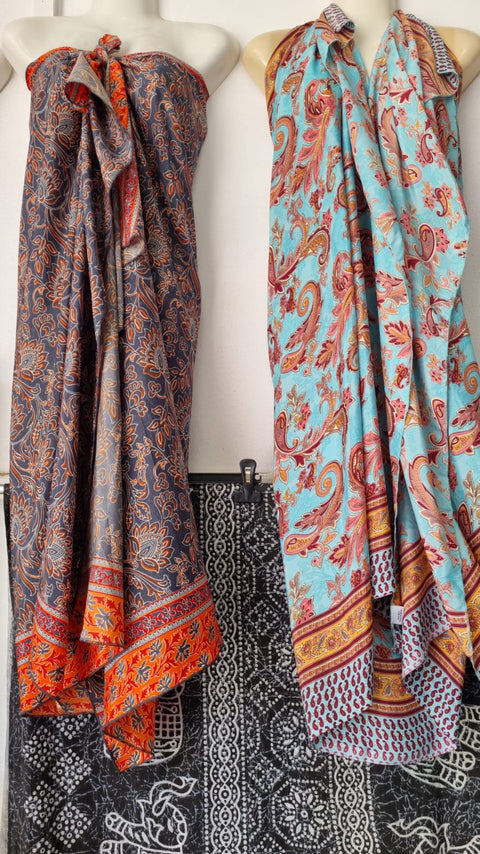 NEW SILK PAREOS Indian Elephant