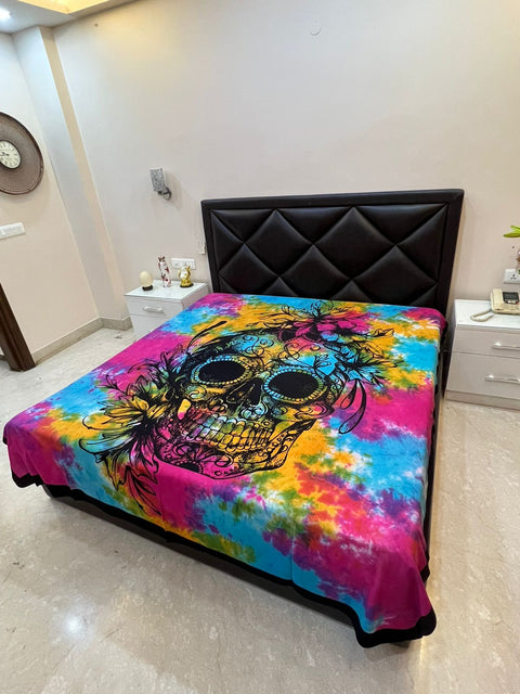 MULTI FLOWER SKULL Indian Elephant