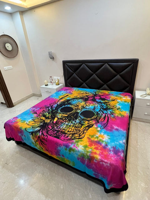 MULTI FLOWER SKULL Indian Elephant