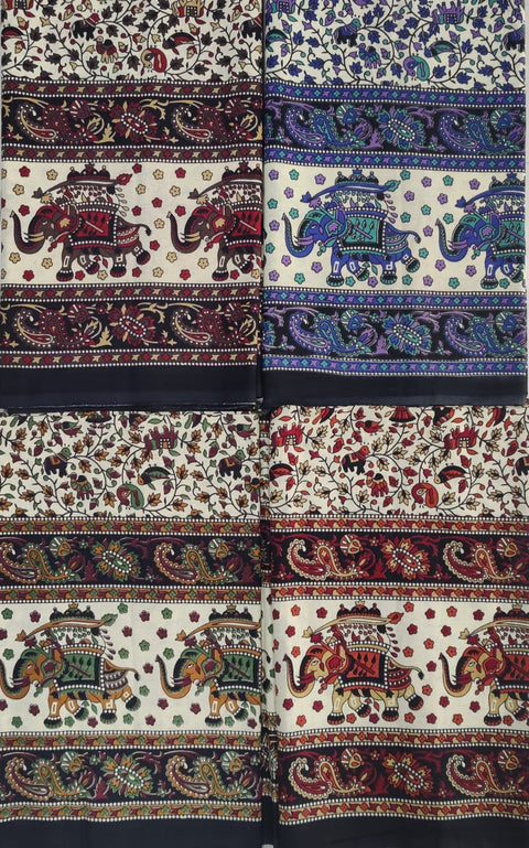 6 COLOR PALKI Indian Elephant