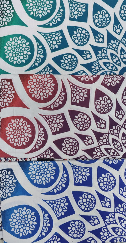 KT 2  FLOWER  PRINT Indian Elephant