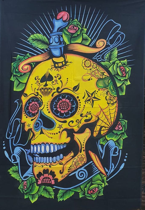 BRUSH ROSE SKULL Indian Elephant