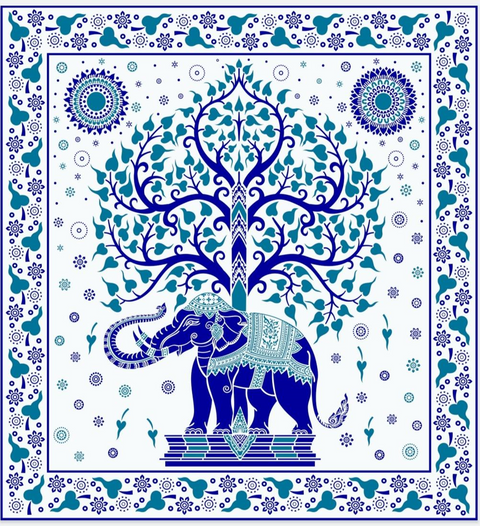 FUTTA POLY TREE ELEPHANT Indian Elephant
